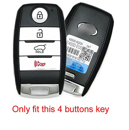 KIA Sportage Carbon Fibre Silicone Key cover with Keychain