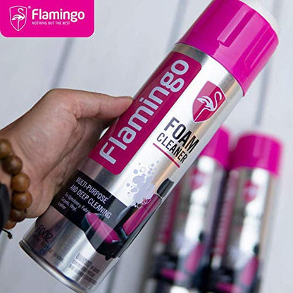 Flamingo Multi-Purpose Foam Cleaning Like Fabric, Carpet, Leather, Vinyl etc. Foam Cleaner – 650 ml