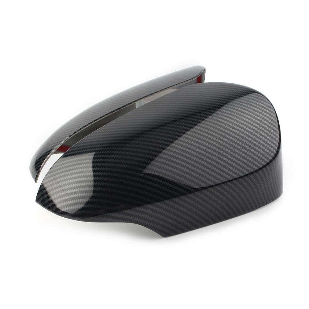 Toyota Corolla 2015-2022 Clip Style Side Mirror Covers Carbon Fibre - Toyota Corolla 2014,2015,2016,2017,2018,2019,2020,2021(E170) - Toyota Corolla 2022,2023 E180 - Carbon Fiber Pattern/Carbon Fiber