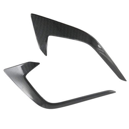 Honda Civic 2022 Fog Lamp Cover Carbon fiber - Honda Civic X 2016,2017,2018,2019,2020,2021,2022(10th Generation) - Front Fog Lamp Covers/Fog Light COver/Fog Light Assembies - Carbon Fiber Pattern/Carbon Fiber