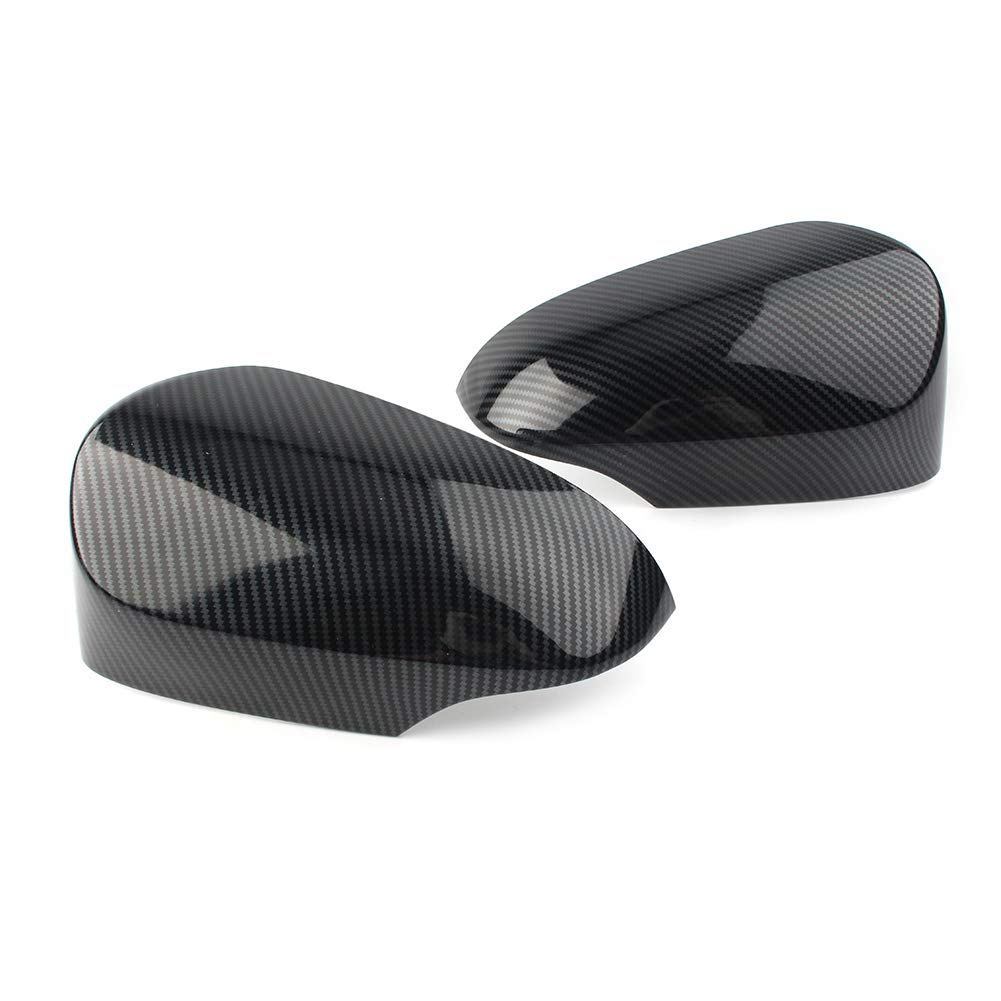 Toyota Corolla 2015-2022 Clip Style Side Mirror Covers Carbon Fibre - Toyota Corolla 2014,2015,2016,2017,2018,2019,2020,2021(E170) - Toyota Corolla 2022,2023 E180 - Carbon Fiber Pattern/Carbon Fiber