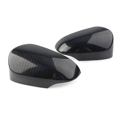 Toyota Corolla 2015-2022 Clip Style Side Mirror Covers Carbon Fibre - Toyota Corolla 2014,2015,2016,2017,2018,2019,2020,2021(E170) - Toyota Corolla 2022,2023 E180 - Carbon Fiber Pattern/Carbon Fiber