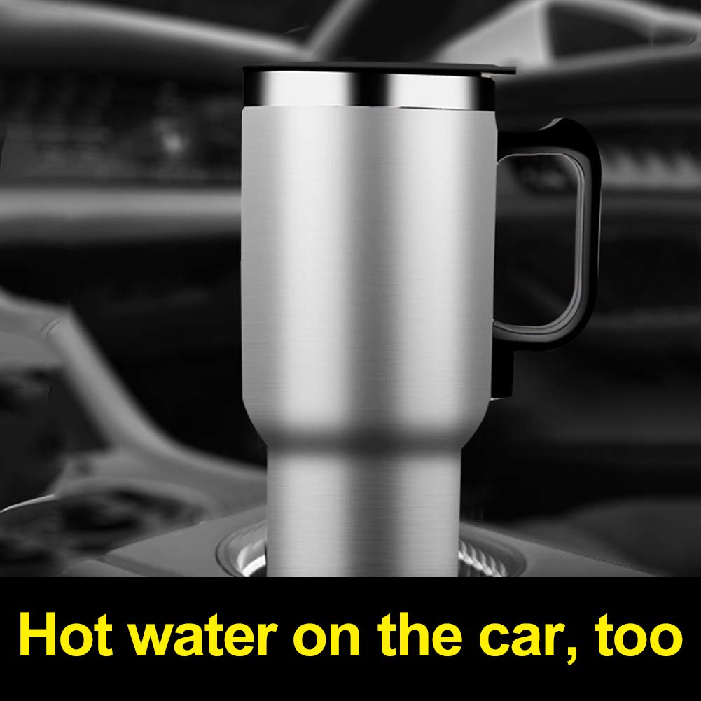 Stainless Steel Heated Mug 12V for Car use