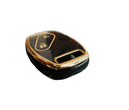 Honda Civic reborn TPU Black Gold - Honda Civic 2006,2007,2008,2009,2010,2011,2012(8th Generation) - Premium Quality Thermoplastic polyurethane TPU Car Key Shell Cover