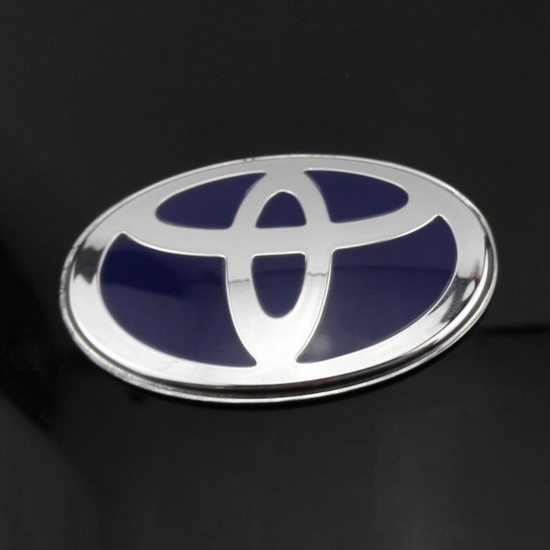 Steering Logo Toyota Blue Silver