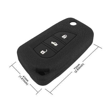 Corolla 2012 Jackinfe Silicone Key Cover Toyota Corolla 2009,2010,2011,2012,2013(E140)