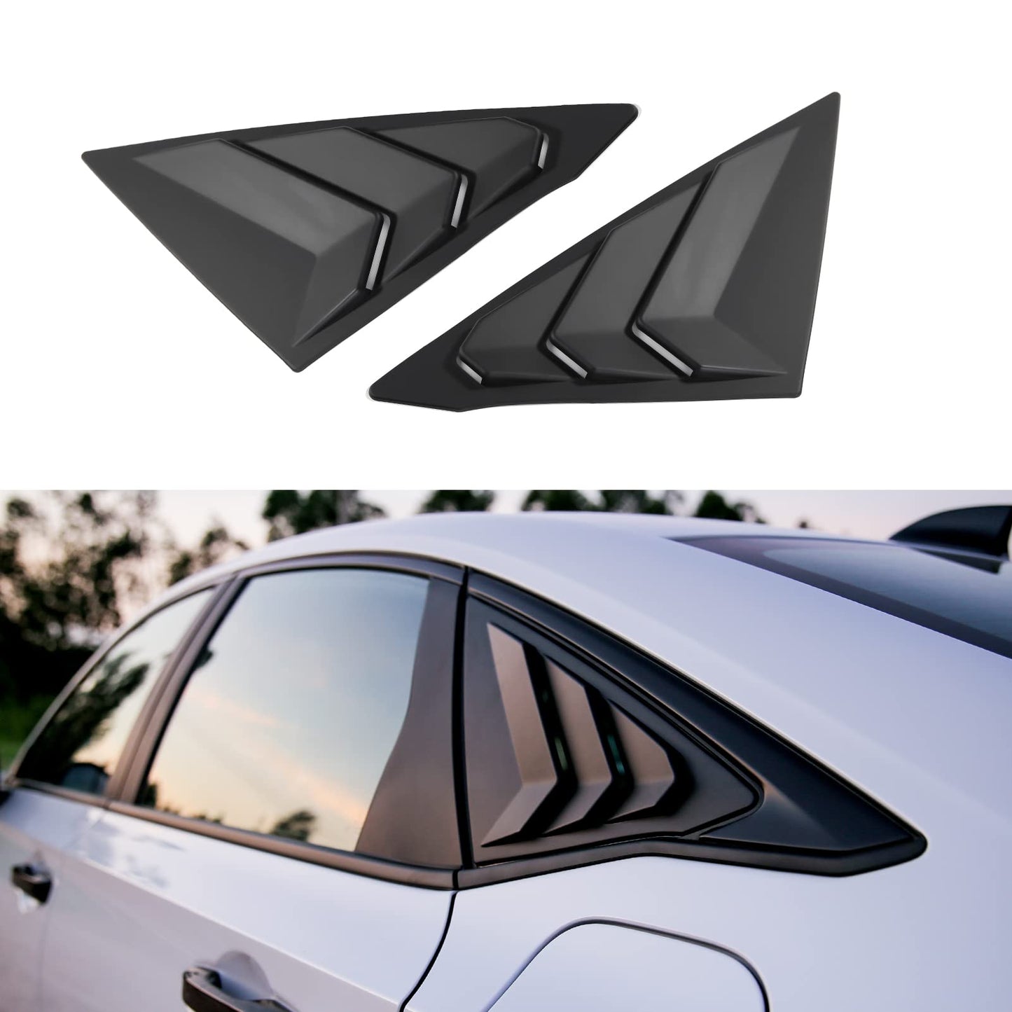 Honda Civic 2022 Inner Door Bowl Trim Carbon fiber - Honda Civic X 2016,2017,2018,2019,2020,2021,2022(10th Generation) - Carbon Fiber Pattern/Carbon Fiber