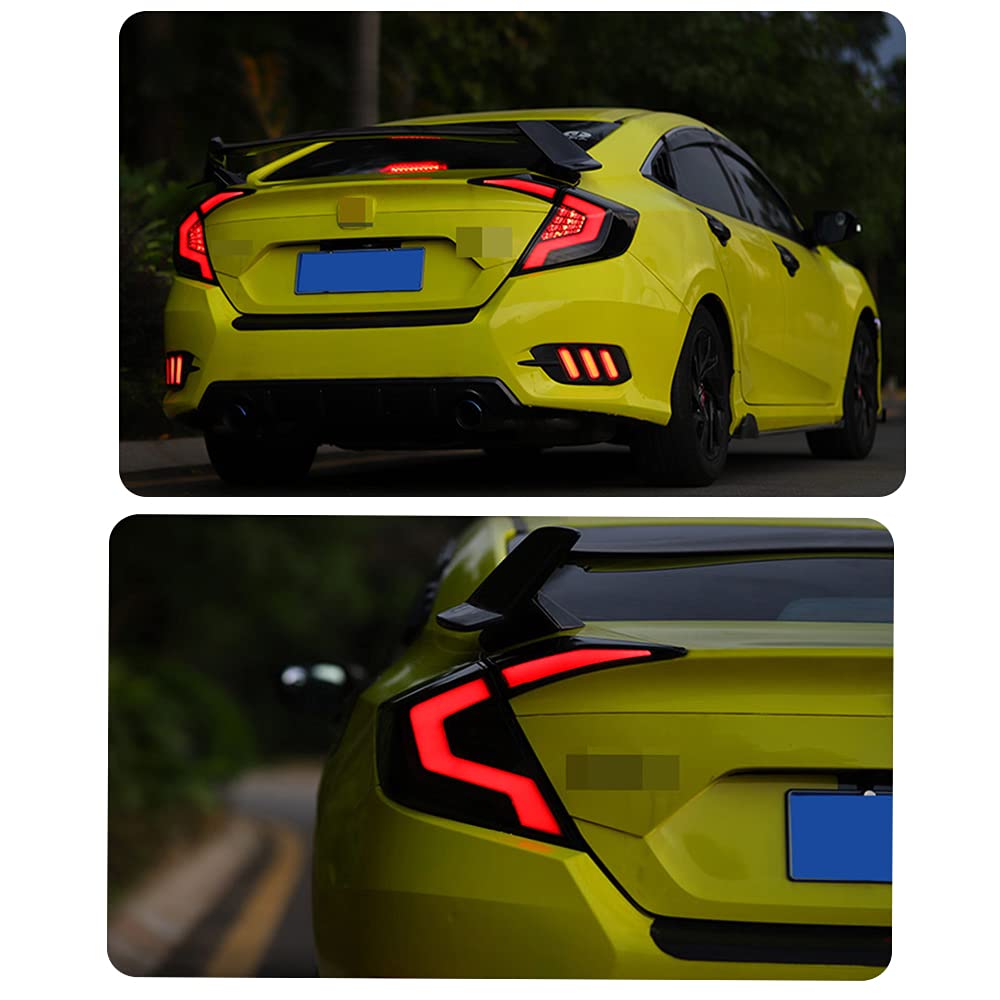 Honda Civic X Backlights Audi Style