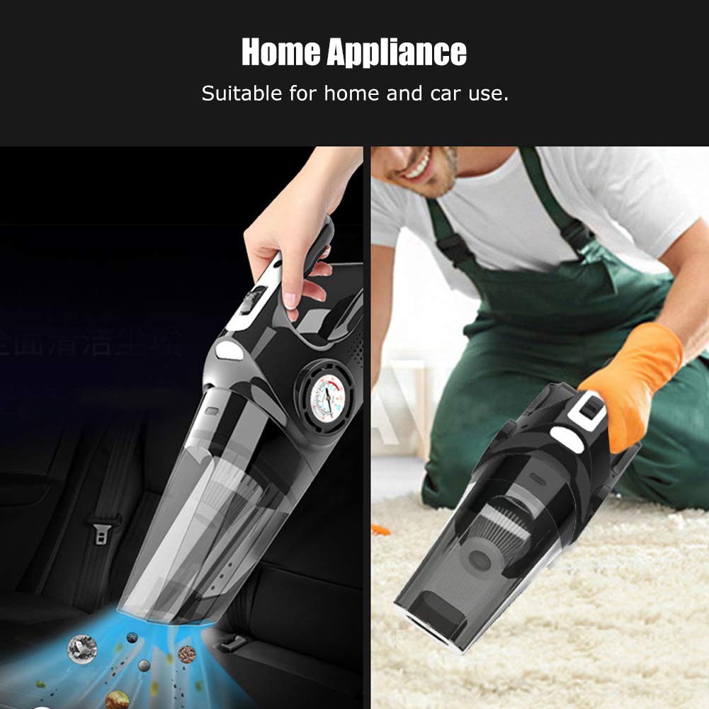 4in1 Car Vaccum Cleaner blower Tyre Inflator With All Fittings