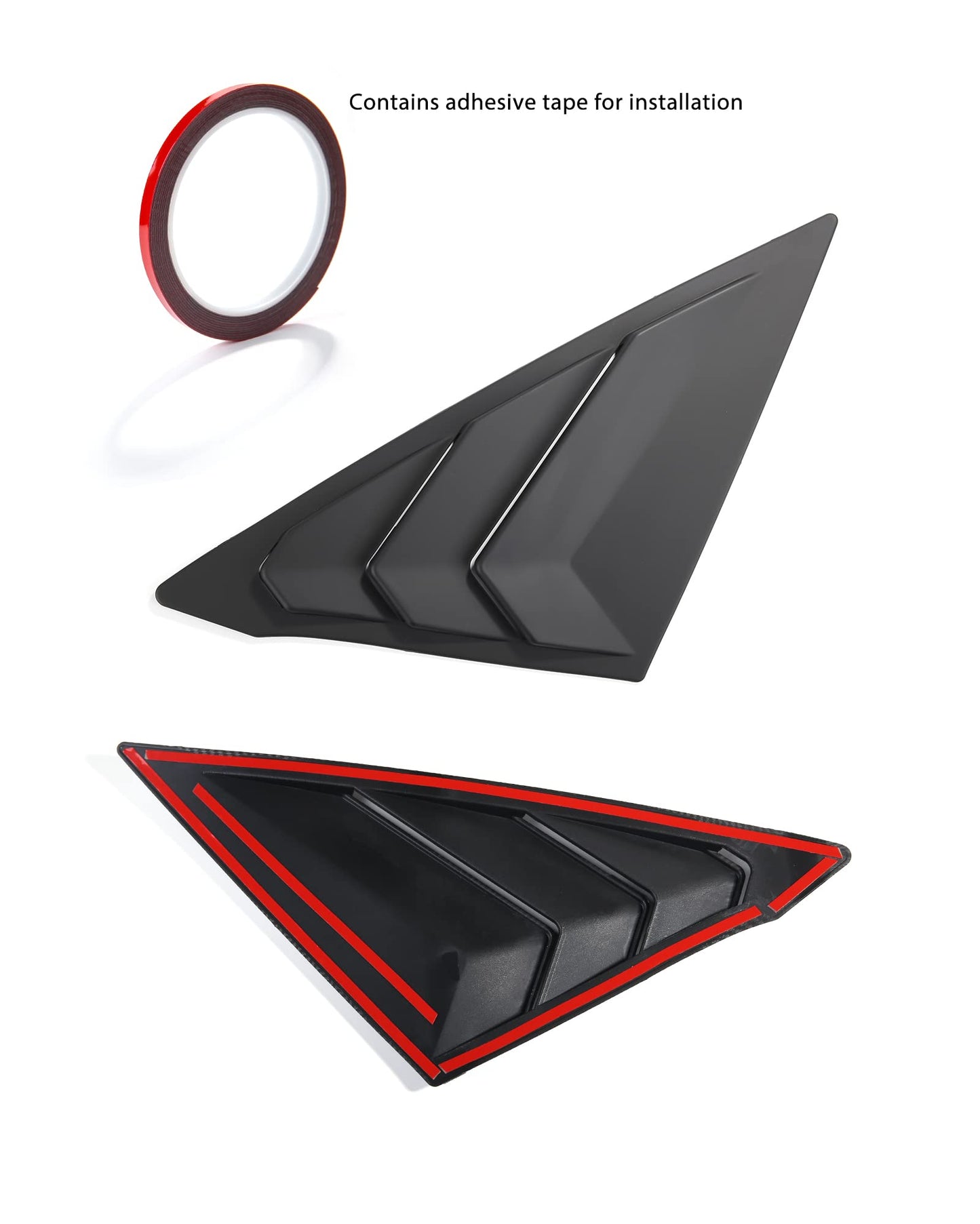 Honda Civic 2022 Quarter Vents Matte Black