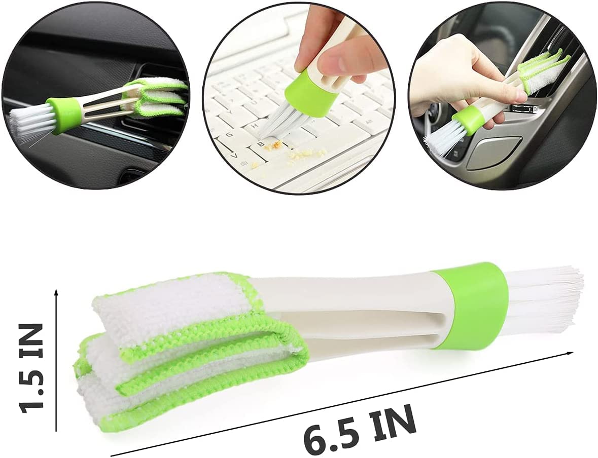 Brush Set Double Sided for Car Cleaning and Laptop Use