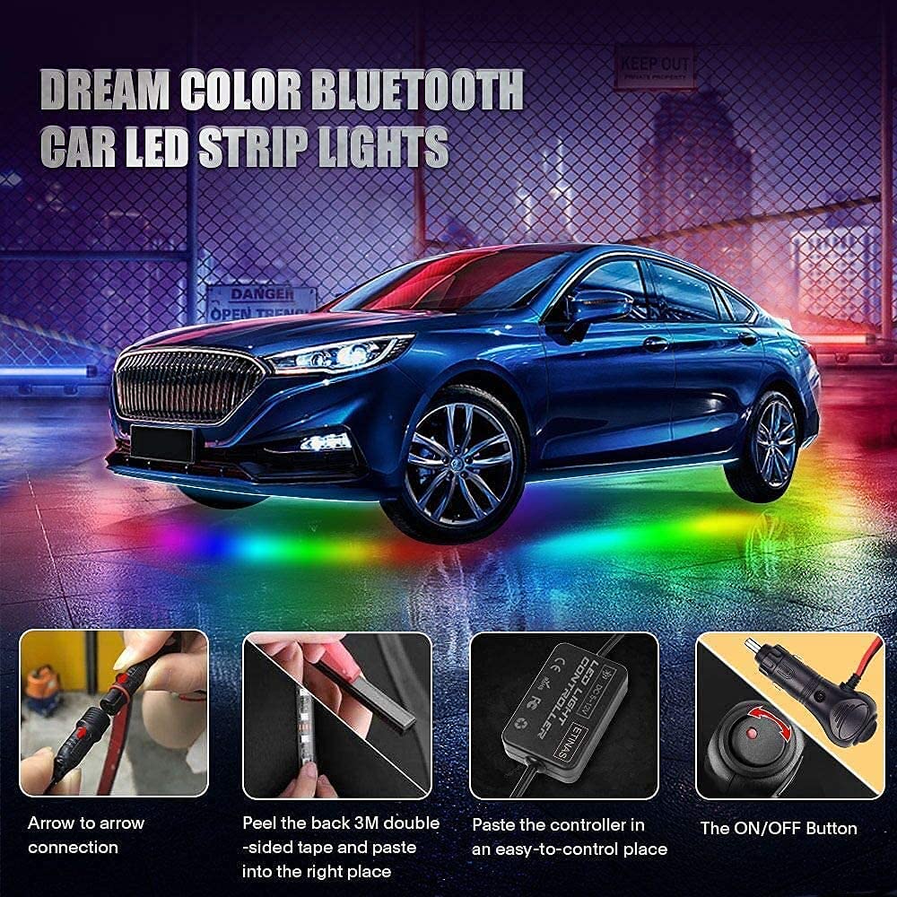 Car Underglow Atmosphere Lights App Controlled