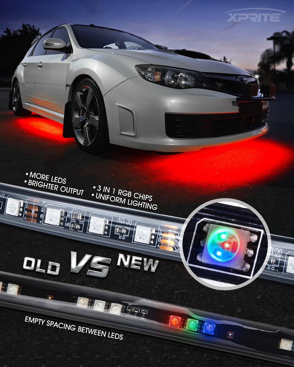 Car Underglow Atmosphere Lights with Remote