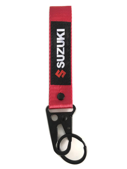 Suzuki Strap Keychain Red