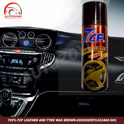 7CF Leather and Tyre Wax Brown