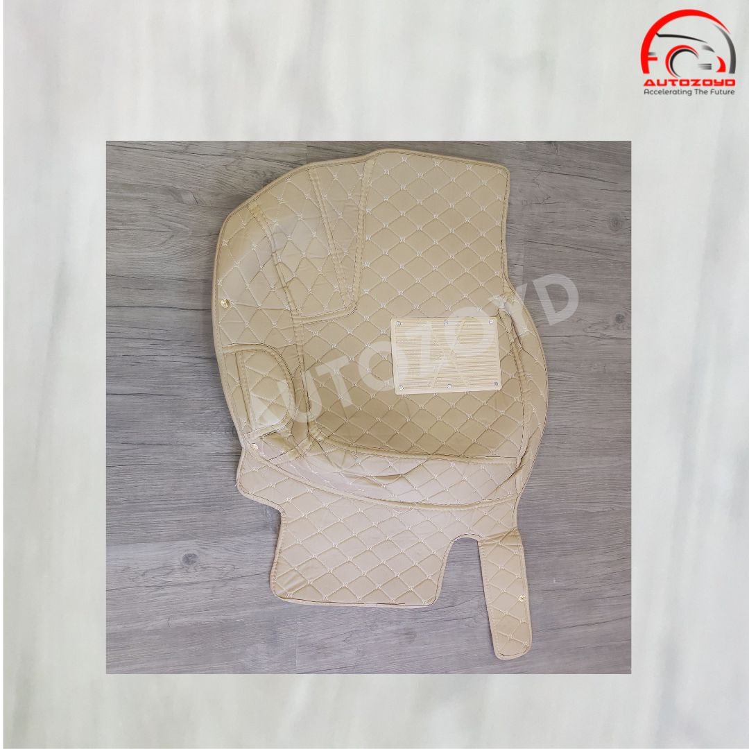 Honda City 2009-2021 7D Floor Mats Beige Stitch