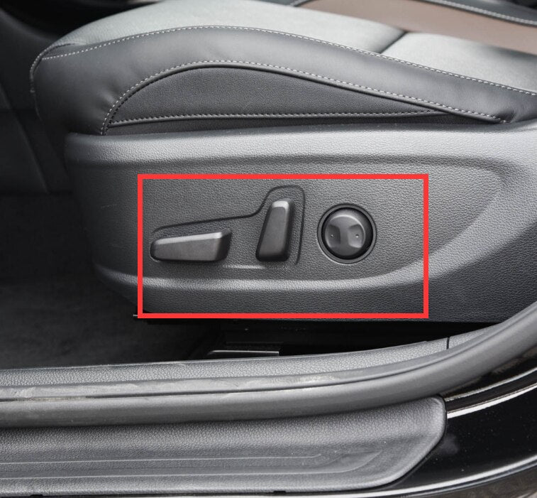 KIA Sportage Seat Control Button Trim Carbon Fiber - KIA Sportage AWD/FWD 2020,2021,2022,2023(4th Generation) - Carbon Fiber Pattern/Carbon Fiber
