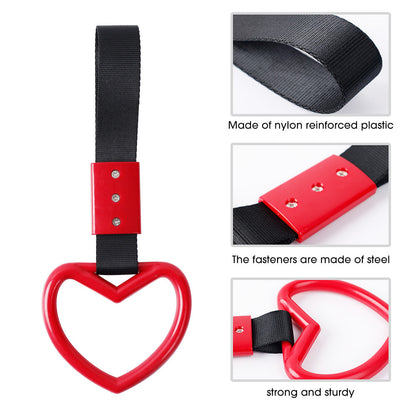Hanging Heart Ring JDM Style Red