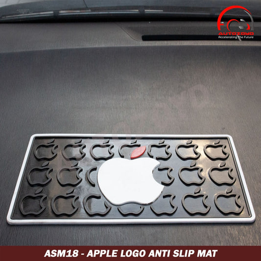 Apple Logo Anti Slip Mat - Anti SKid Mats/Dash Mats/Dashboard Mats/Anti Slip Mats