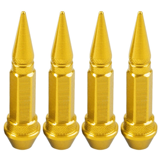 Big Bullet Style Wheel Lugnuts Golden