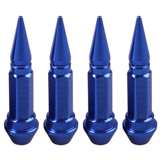 Big Bullet Style Wheel Lugnuts Blue