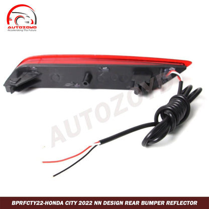 Honda City 2022 nn Design Rear Bumper Reflector