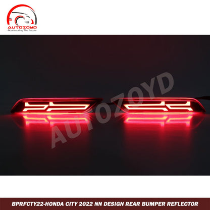 Honda City 2022 nn Design Rear Bumper Reflector