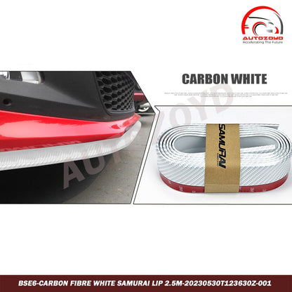 Carbon Fibre White Samurai Lip 2.5M