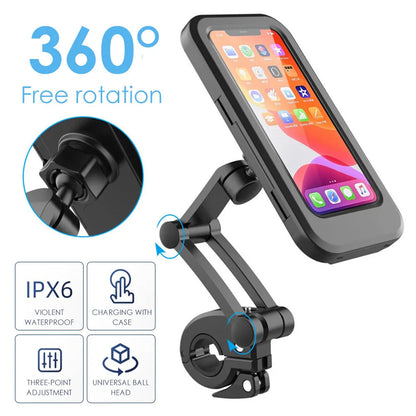 Bike/Cycle Phone Holder Waterproof 360 Degree Rotation