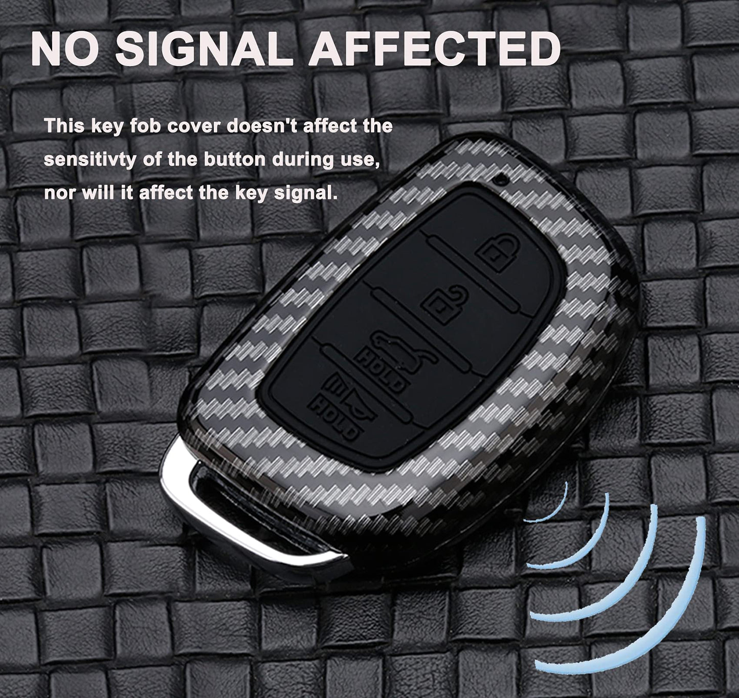 Hyundai Tucson/Elantra Carbon Fibre Hard Key Cover