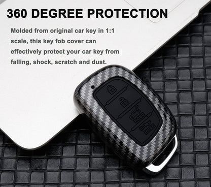 Hyundai Tucson/Elantra Carbon Fibre Hard Key Cover