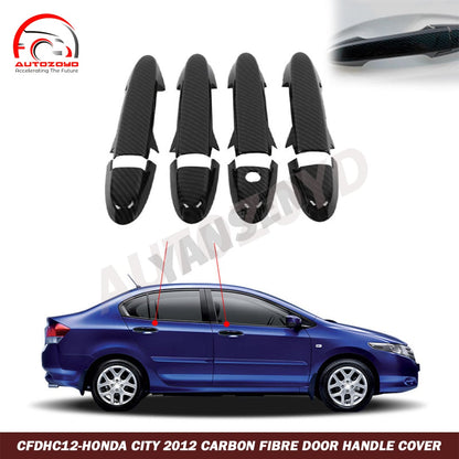 Honda City 2009-2021 Carbon Fibre Door Handle Cover