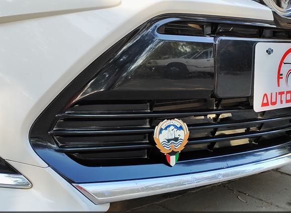 Daulat AL Kuwait Golden 3D Grill Metal emblem