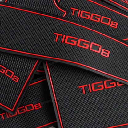 Cherry Tiggo 8 Interior Pvc Mats - Interior Groove Mats/Cup Holder Slot Mats/Interior Mats