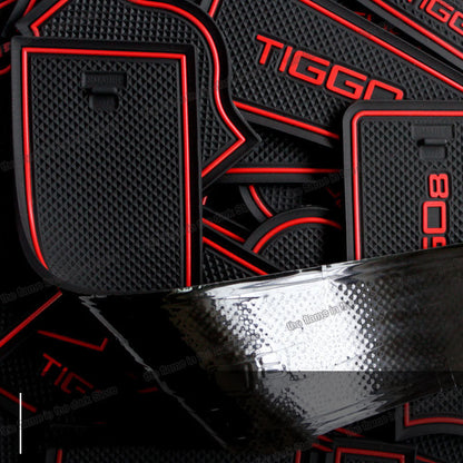 Cherry Tiggo 8 Interior Pvc Mats - Interior Groove Mats/Cup Holder Slot Mats/Interior Mats