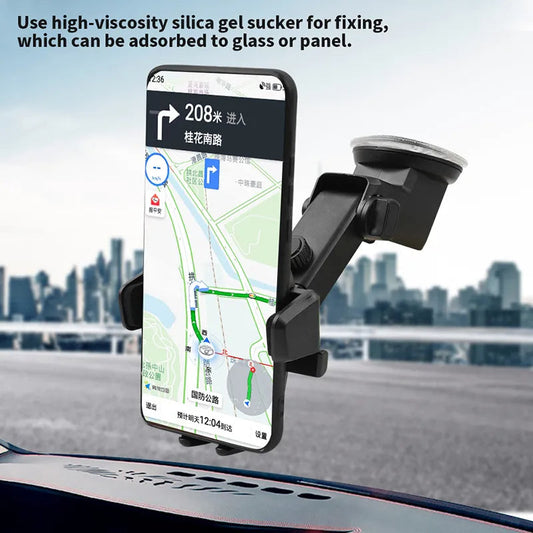 Car Phone Holder Mobile Silicone Sucker Long Neck