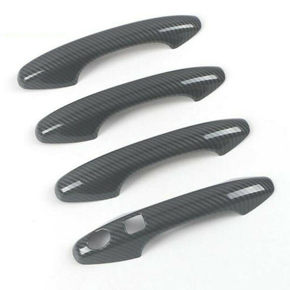 Haval Jolion Carbon fiber Door Handle Cover - Door Carbon Fibre Handle Covers/Door Handle Carbon Fibre TrimTrim/Door Handle Cover - Carbon Fiber Pattern/Carbon Fiber