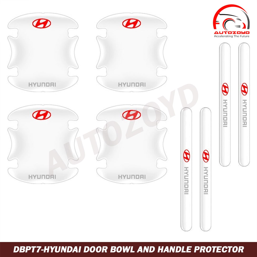 Hyundai Transparent Door Bowl And Handle Protector