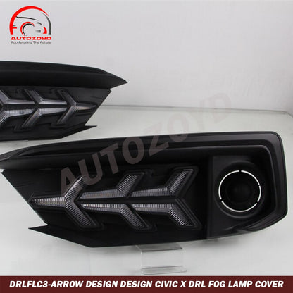 Arrow Design Civic 2016-2021 DRL Fog Lamp Cover