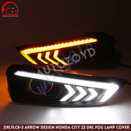 3 Arrow Design Honda City 22 DRl Fog Lamp Cover