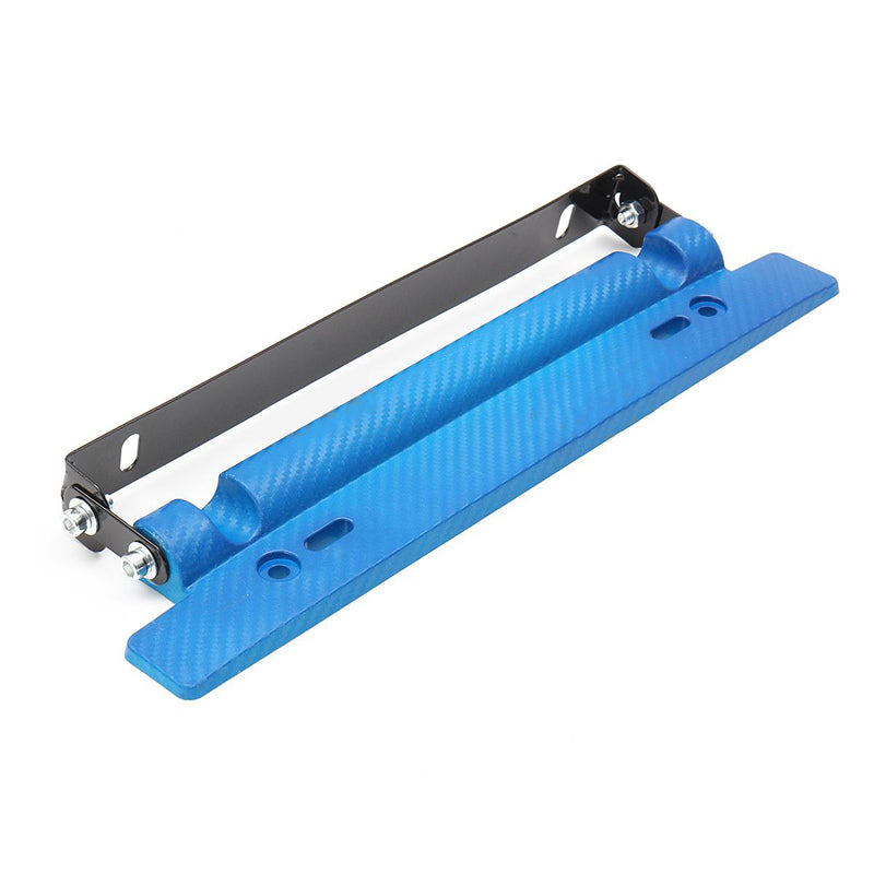 Number Plate Tilter Carbon Fibre Blue