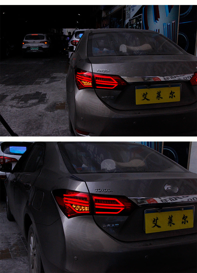 Toyota Corolla 2014-2022 Backlights Smoked Lava Style