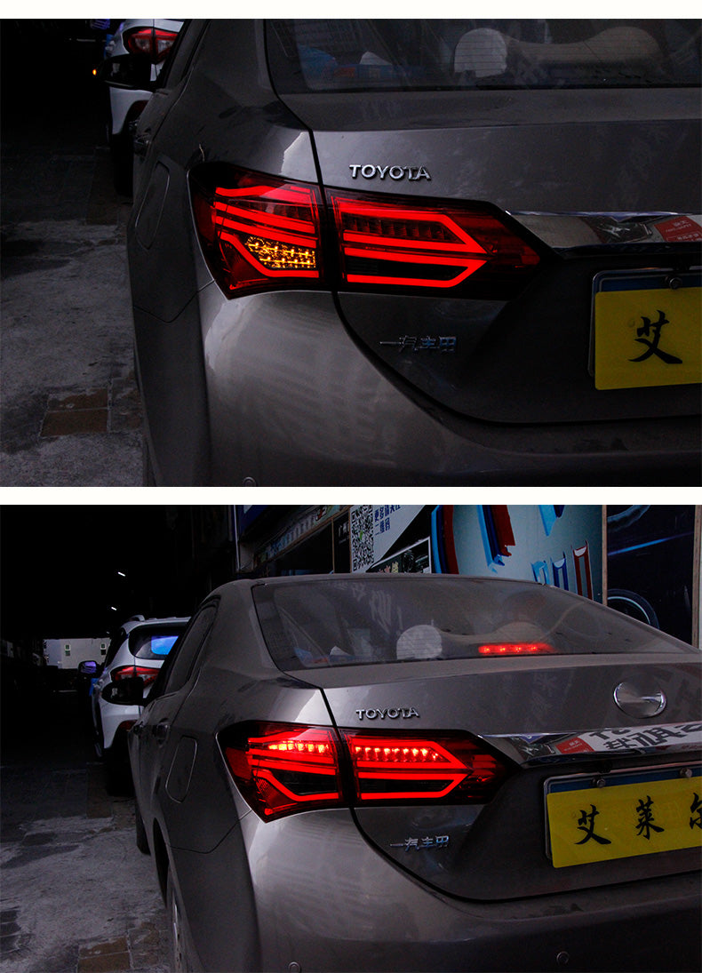 Toyota Corolla 2014-2022 Backlights Smoked Lava Style