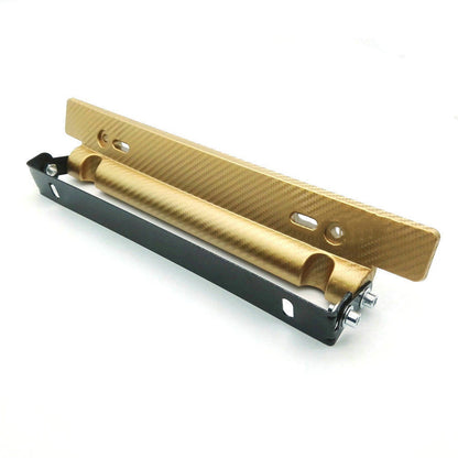 Numper Plate Tilter Carbon Fibre Golden