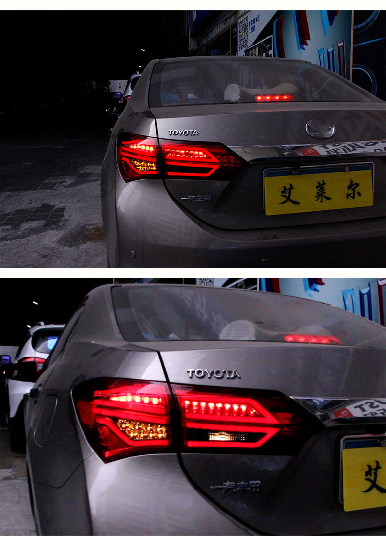 Toyota Corolla 2014-2022 Backlights Smoked Lava Style