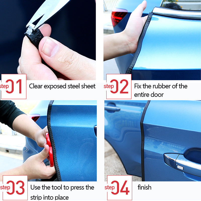 5M Red Universal Door Guard - Door Protection/Door Protectors/Door Guard/Door Rubber