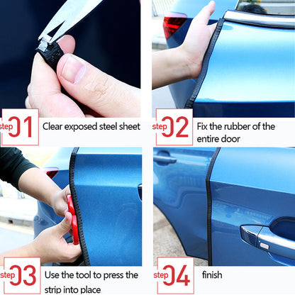 5M Red Universal Door Guard - Door Protection/Door Protectors/Door Guard/Door Rubber