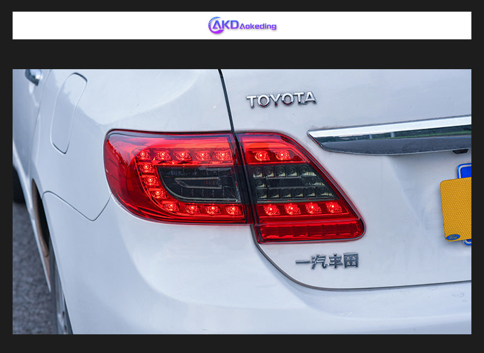 Toyota Corolla 2012 Smoke Backlights