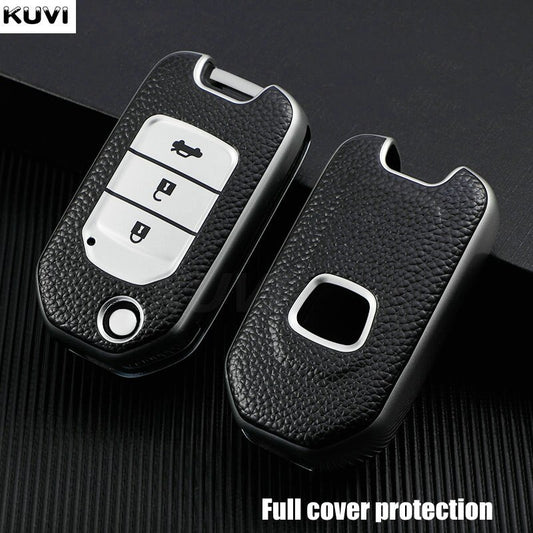 Honda Civic Rebirth Silver Black TPU Key Cover