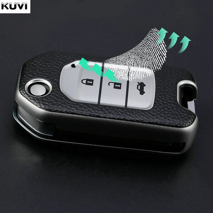 Honda Civic Rebirth Silver Black TPU Key Cover